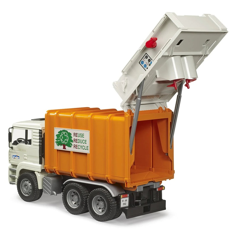 Man Tga Rear Loading Garbage Truck