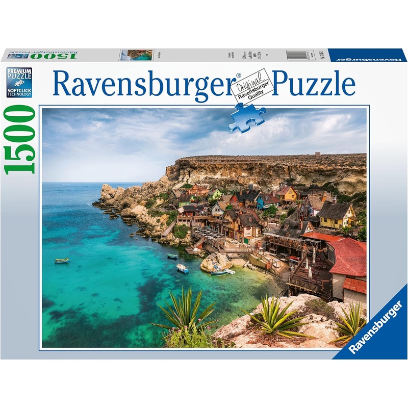 Ravensburger Popeye Village Malta 1500 Jigsaw Puzzle
