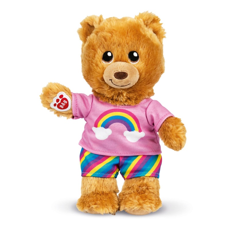 Build-A-Bear Workshop Furtastic Bear & Outfit - Rainbow