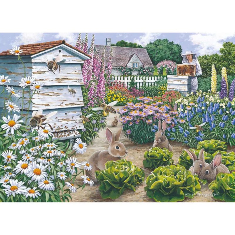 Honey Bunnies  500 Piece Jigsaw Puzzle