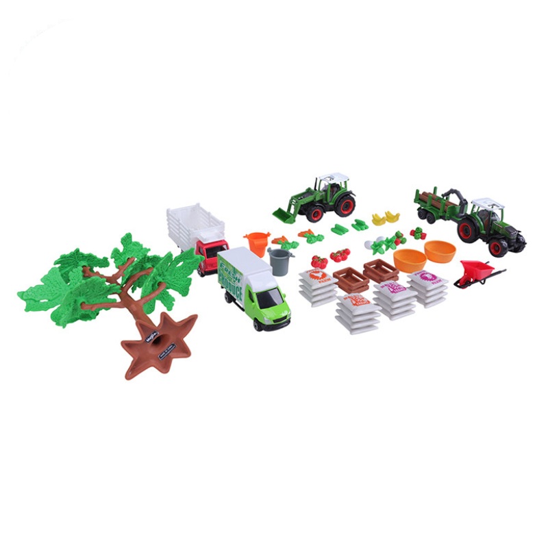 Maisto Mini Working Machines Super Farm Set Fendt