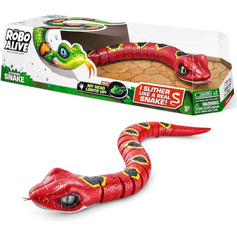 Robo Alive Slithering Snake Series 3 Red