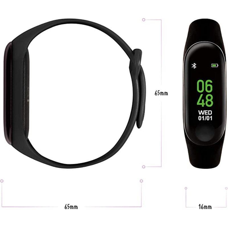 Tikkers Black Sili Activity Tracker