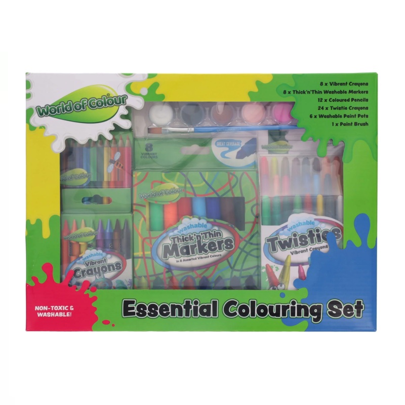 World Of Colour Essential Colouring Set