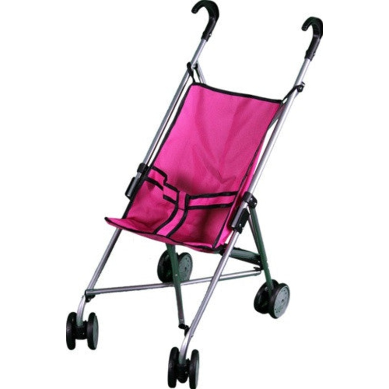 Mommy & Me Doll Stroller with Swiveling Wheels - 9302W