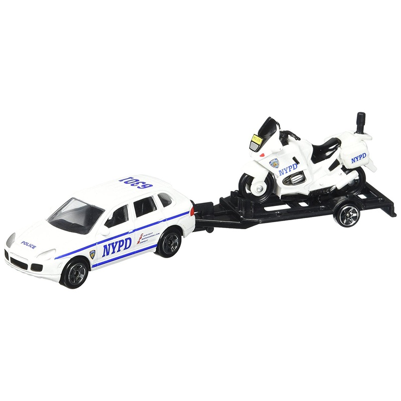 Police Rescue Car and Motorcycle