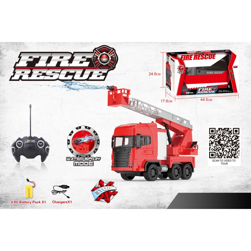 Remote Control Fire Truck - Large