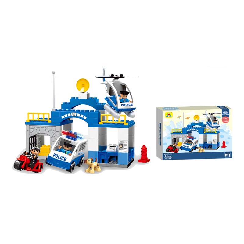 Police Station Set 51 pcs