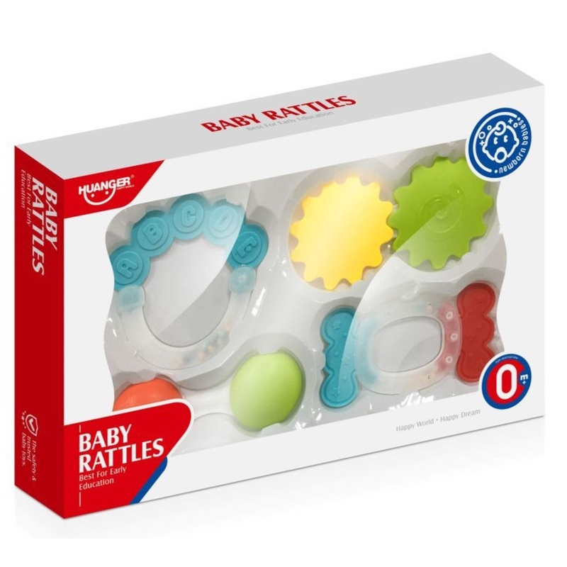 4 Piece Baby Teether Set