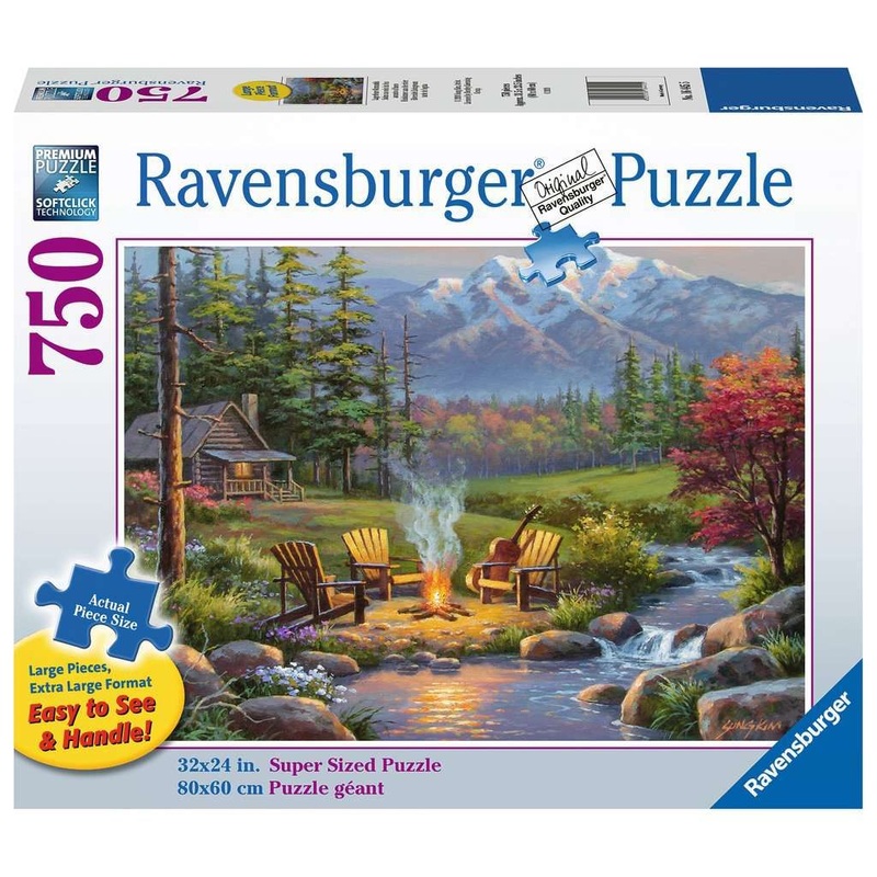 Riverside Living Room Puzzle 750 Piece