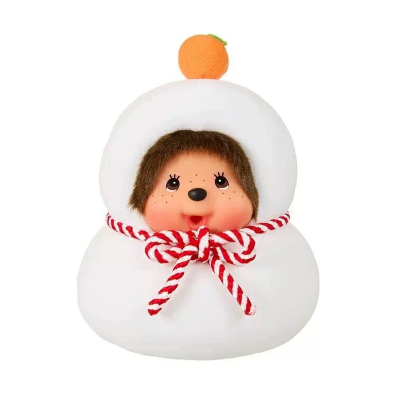 Monchhichi Sekiguchi | Monchhichi Plush Toy (S) - Kagami Mochi Japanese New Year
