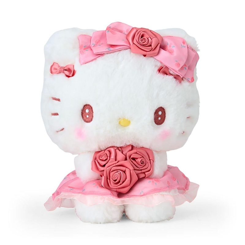 Sanrio | Dolly Rose Design Series Plush Toy - Hello Kitty