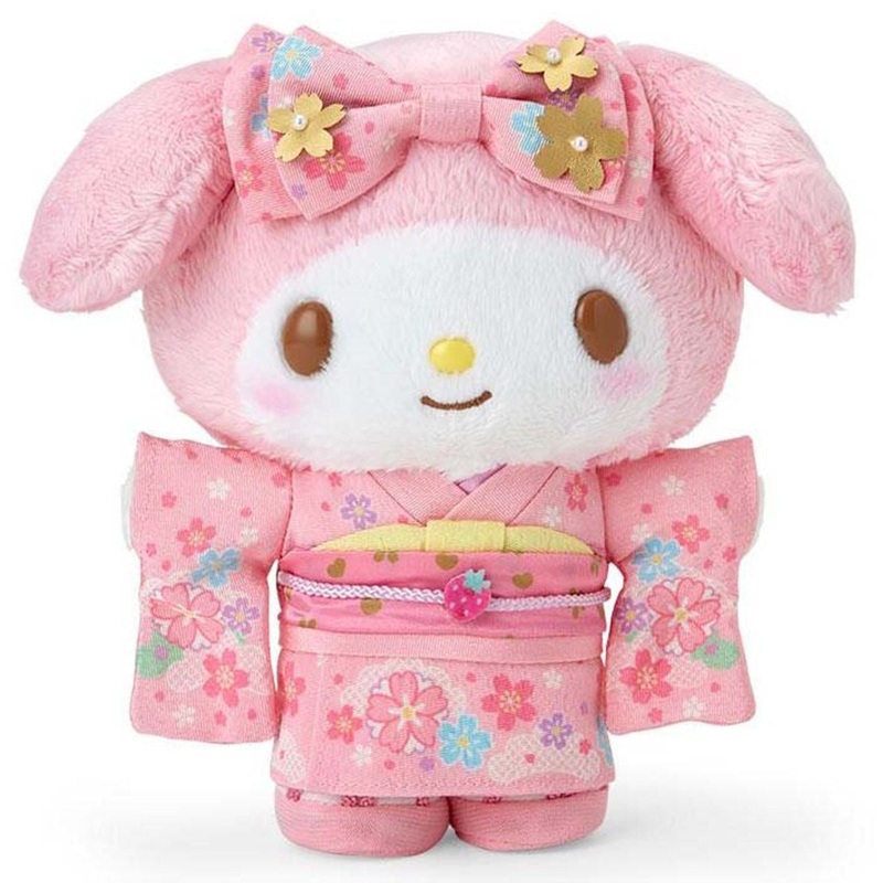 Sanrio | Sakura Kimono Design Plush Toy - My Melody