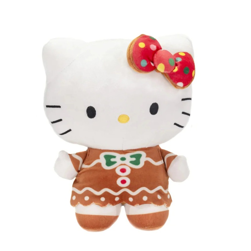 Sanrio US | Hello, Everyone! Series | Hello Kitty 10" Gingerbread Holiday Plush