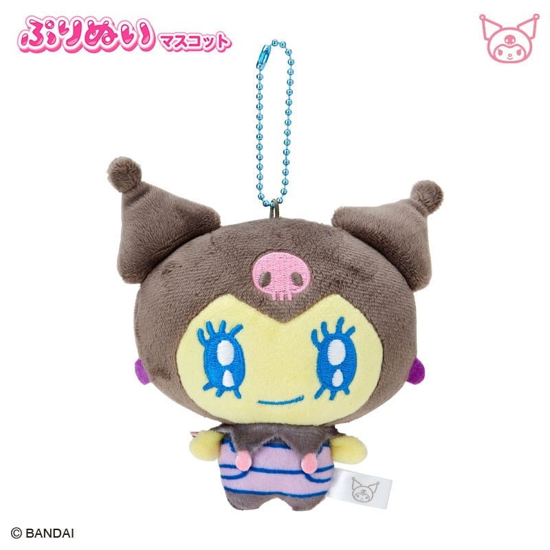 Tamagotchi x Sanrio C | Plush Keychain Melodytchi  Kuromi