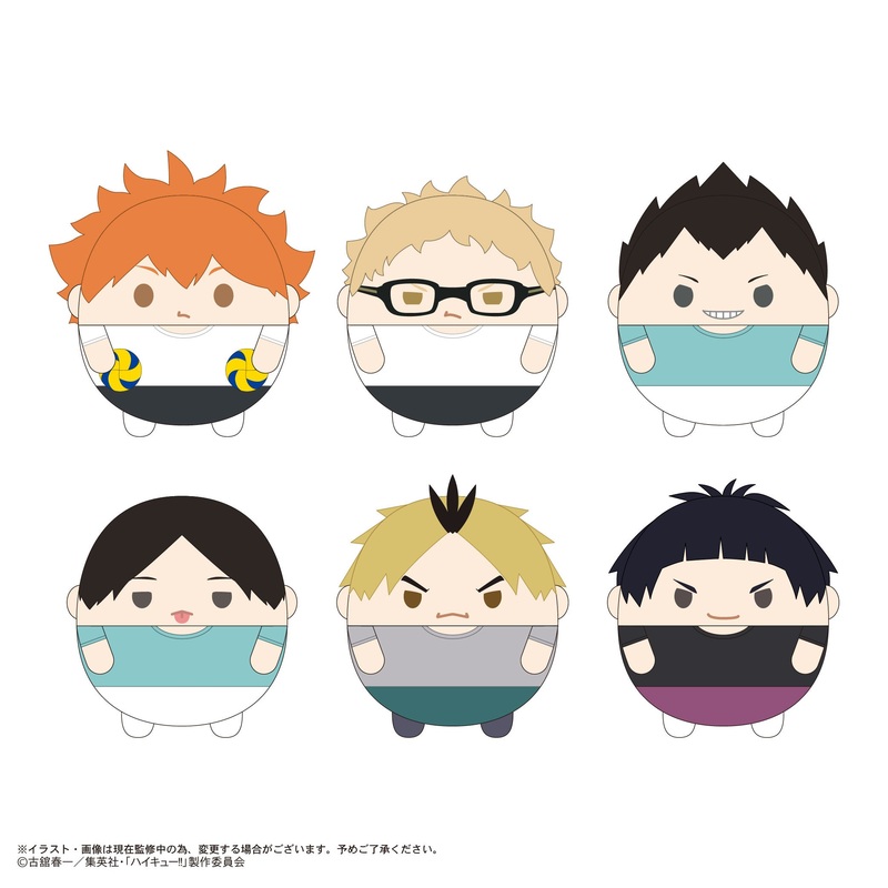 Haikyu!! | HQ-69 Haikyu!! Fuwakororin 9 Blind Box [1 Box 6Pcs]