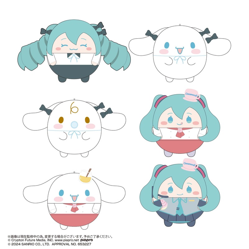 Hatsune Miku | MC-10 Hatsune Miku x Cinnamoroll Fuwakororin 2 Blind Box [1Box 6pcs]