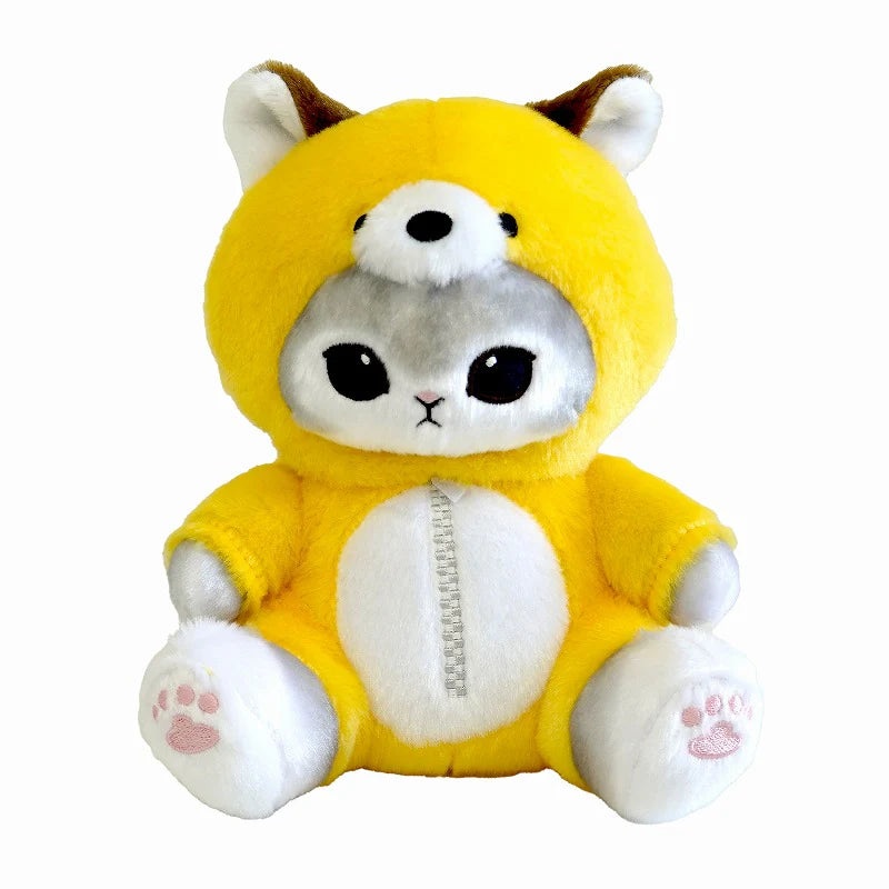 Mofusand | Mofusand Peta Muni Muni Nyan Plush Toy -  Grey
