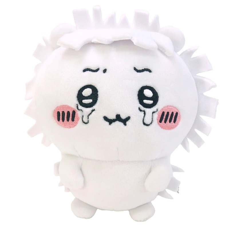Nagano x Chiikawa | Chiikawa 'Potetama Series' Stuffed Toy - Chiikawa Cracked Head