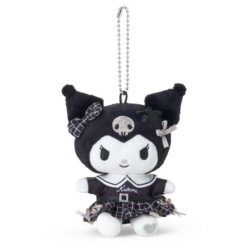 Sanrio | Monotone Plush Keychain - Kuromi