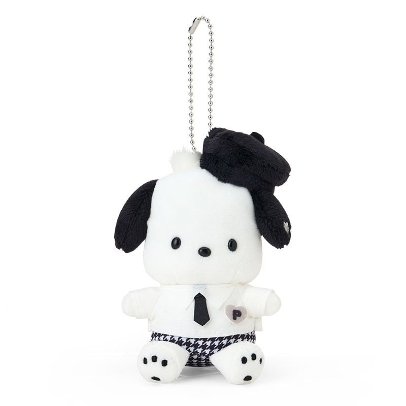 Sanrio | Monotone Plush Keychain - Pochacco
