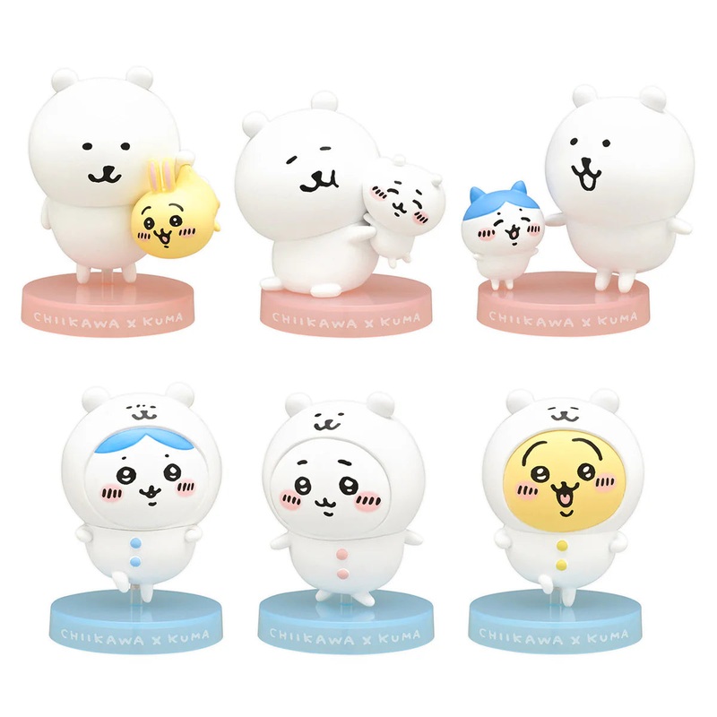 Nagano x Chiikawa | Nagano Market Nagano's Bear x Chiikawa Figure Mascot (6 Types in Total)