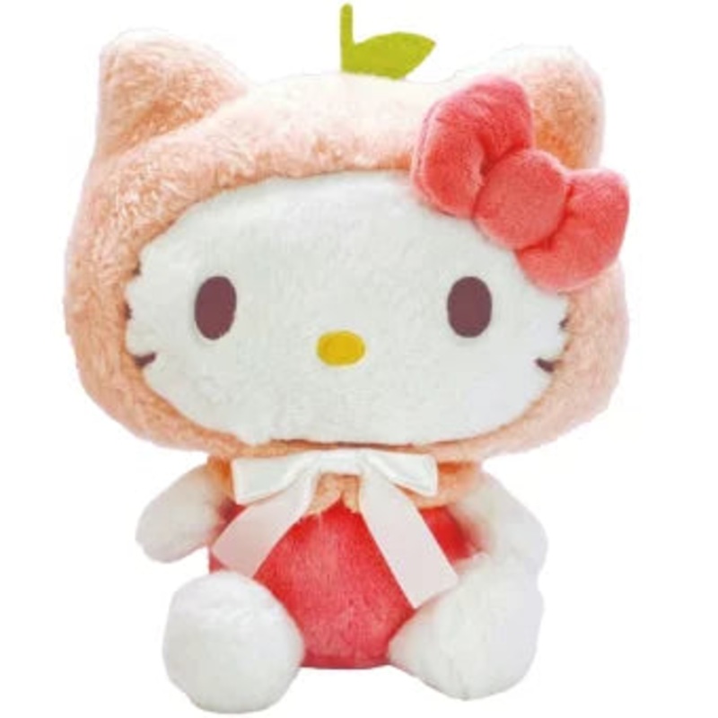 Sanrio | Pastel Fruit Cape Stuffed Toy - Hello Kitty