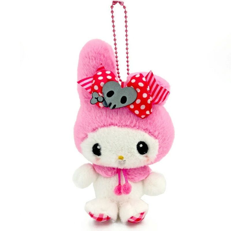 Sanrio | Pink Black Party MC Plush Keychain - My Melody