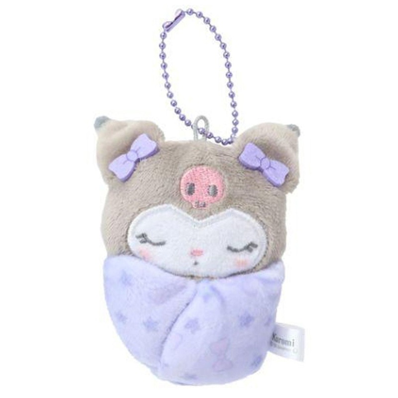 Sanrio | Swaddle Plush Keychain - Kuromi