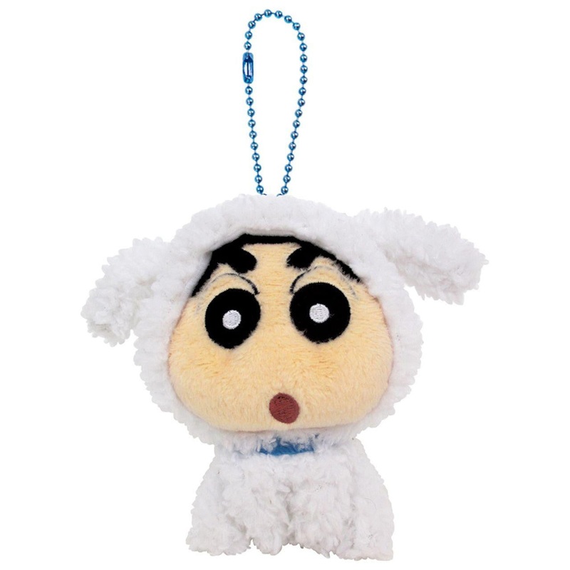 Crayon Shin-chan | Crayon Shin-chan Mascot Keychain - Shiro Shinchan