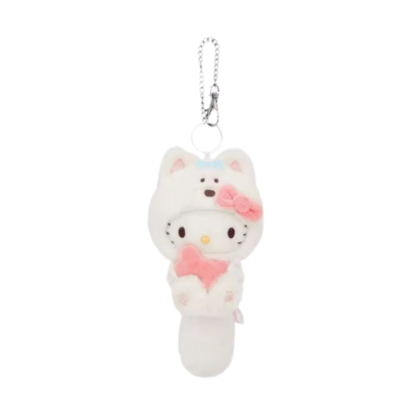 Sanrio CHN | Cotton Dog Series Mascot Plush Keychain - Hello Kitty