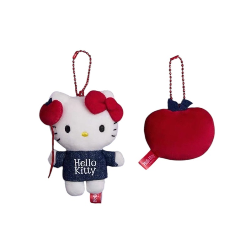 Sanrio CHN | Sanrio x Miniso Limited Hello Kitty Apple Mascot Holder Twin Pack