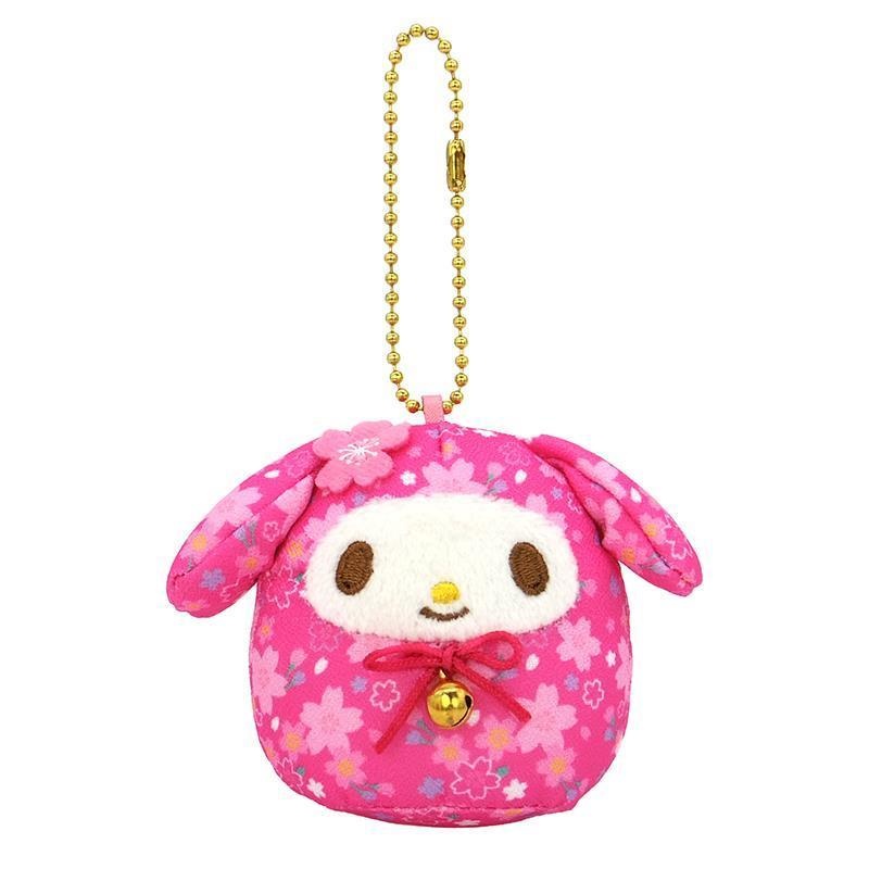 Sanrio | Sakura Daruma Plush Keychain - My Melody