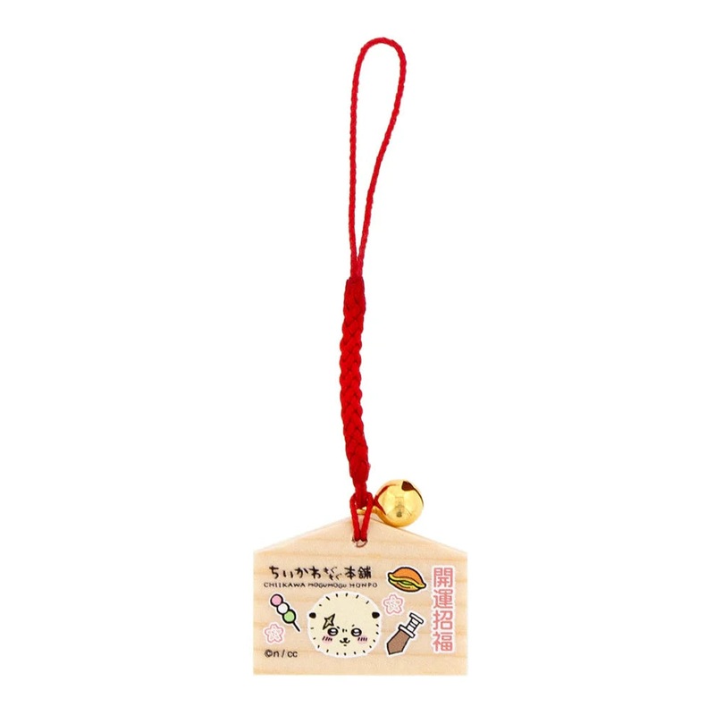 Chiikawa's | Chiikawa Mogumogu Honpo | Fushimi Inari Taisha Limited | Mini Ema Netsuke Good Luck - Rakko