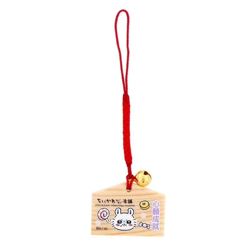 Chiikawa's | Chiikawa Mogumogu Honpo | Fushimi Inari Taisha Limited | Mini Ema Netsuke Wish Fulfillment - Momonga