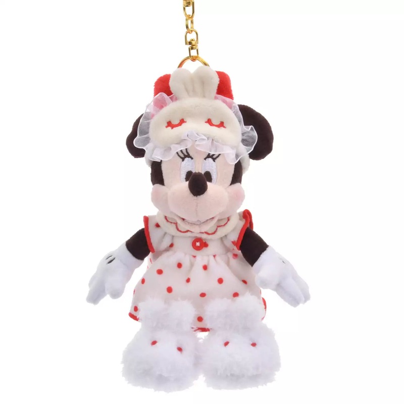 Disney | PAJAMA STYLE  Stuffed Toy Keychain - Minnie Mouse