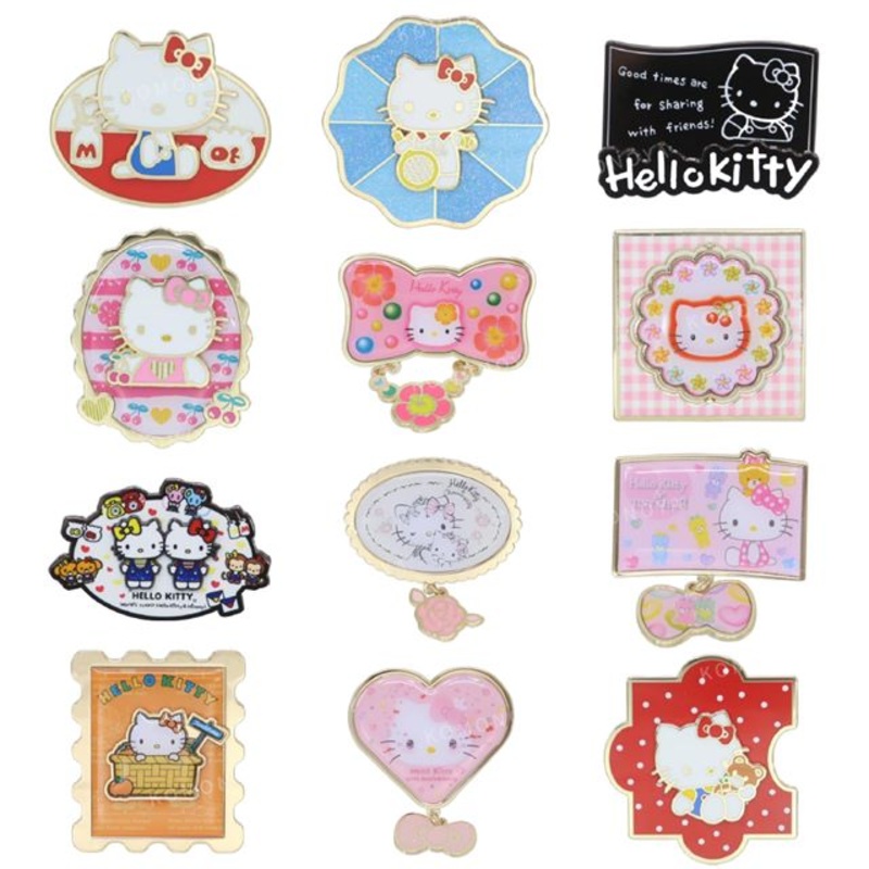 Sanrio | Hello Kitty 50th Anniversary | Hello Kitty Pin Badge Collection 12 Historical Series