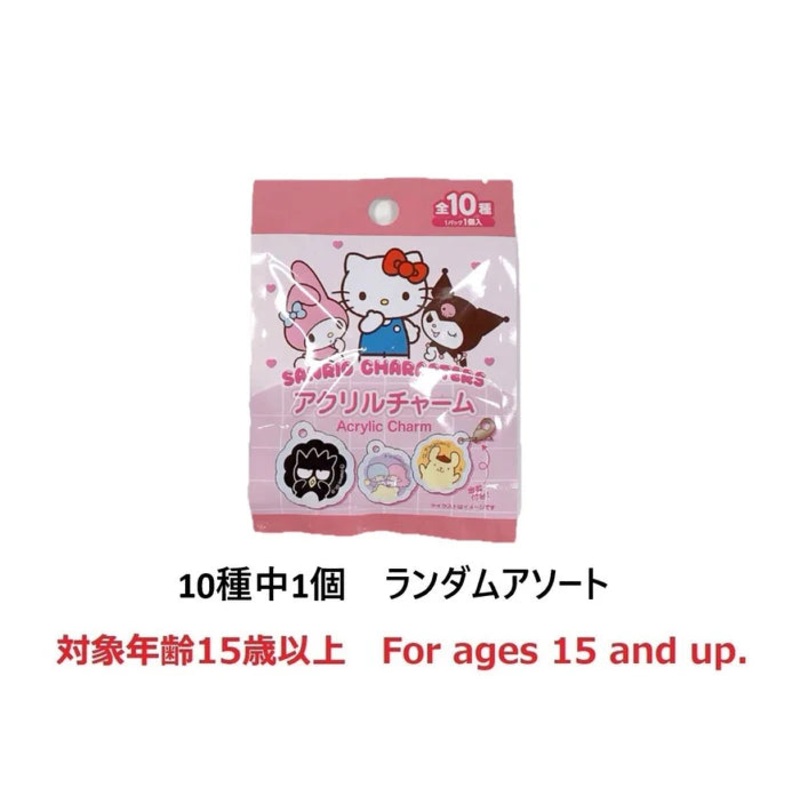 Sanrio | Sanrio Characters Acrylic Mini Charm Blind Box