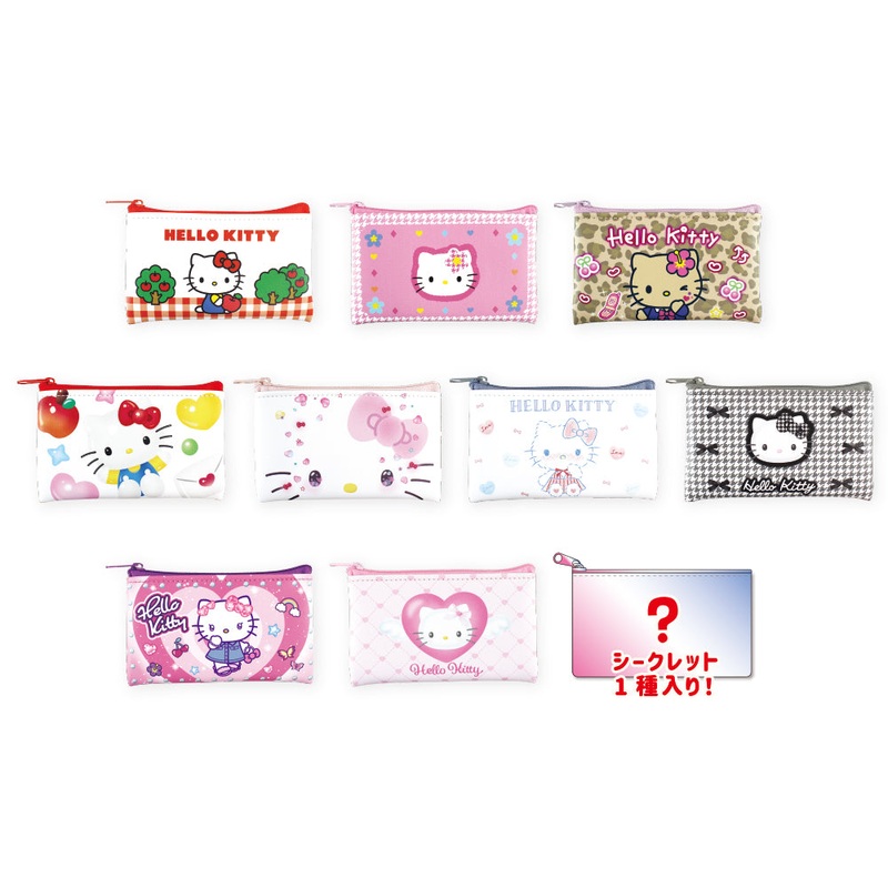 Sanrio | Sanrio Secret Flat Mini Pouch - Hello Kitty Blind Box (All 10 Types)