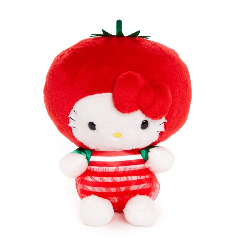 Sanrio US | Fruit & Veggie Series - Hello Kitty Tomato Bean Doll Plush