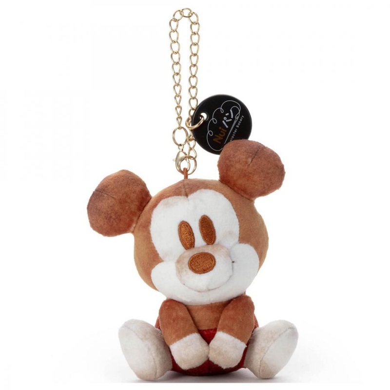 Disney Characters | Nui Bread Character Bakery Sitting Plush Keychain - Mickey