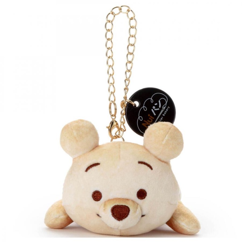 Disney Characters | Nui Bread Character Bakery Sitting Plush Keychain - Winnie the Pooh