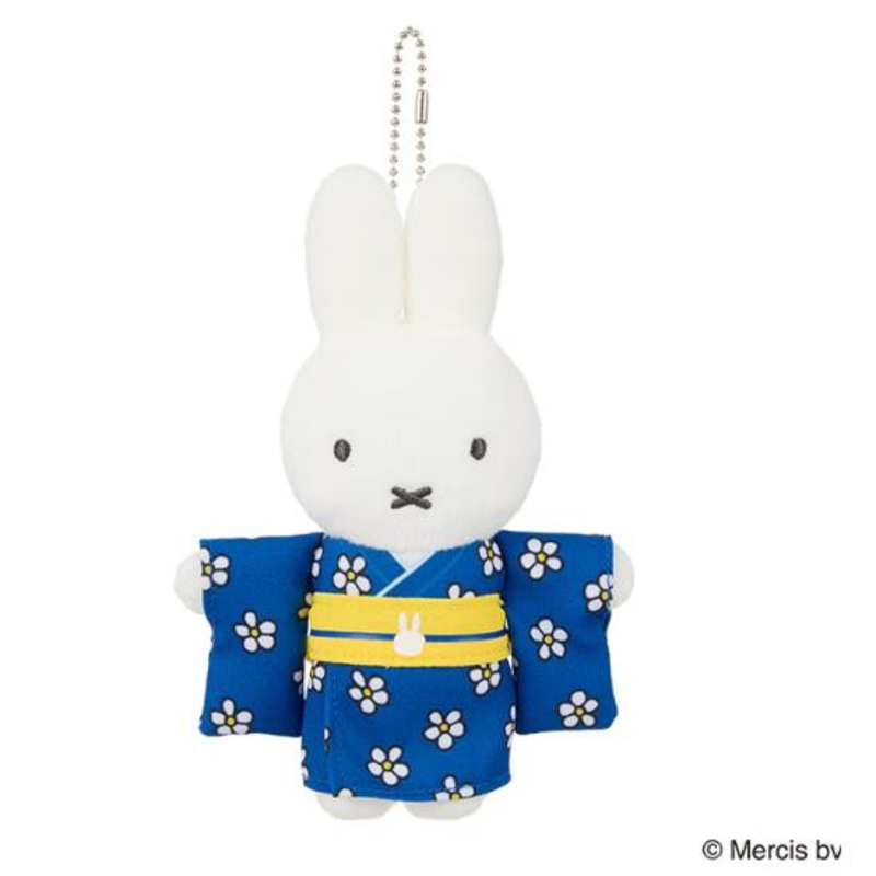 Miffy Sekiguchi | Miffy Kimono Mascot Keychain - Floral Pattern