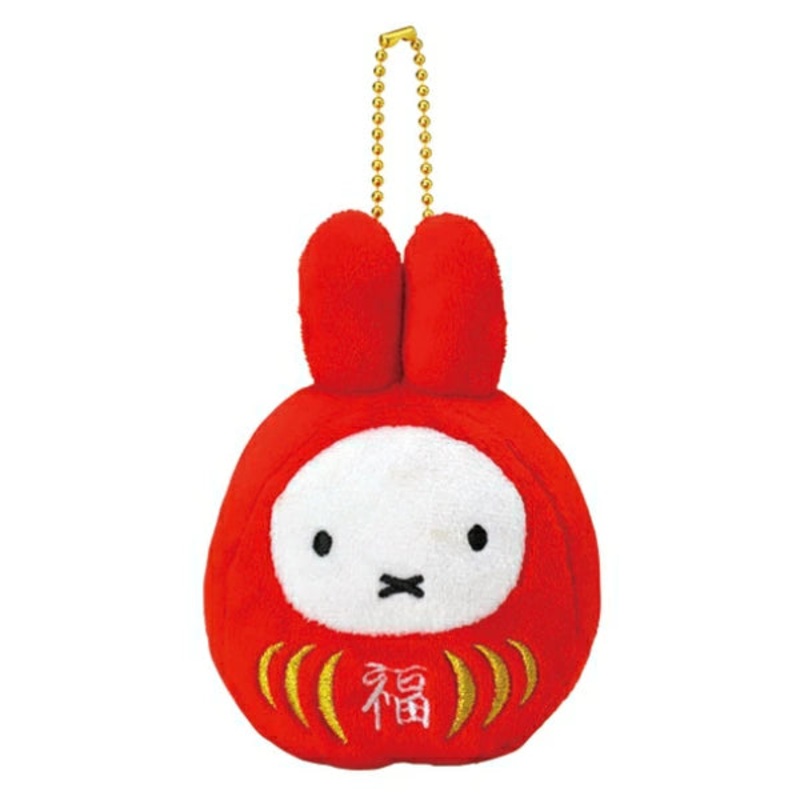 Miffy Sekiguchi | Miffy Lucky Daruma Mascot Keychain