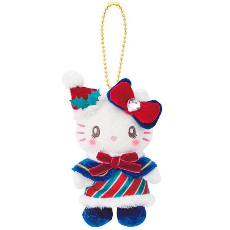 Universal Studios Japan | USJ Christams 2024 Mascot Keychain - Hello Kitty