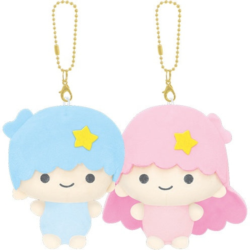 Sanrio | Niko Nui Magnet Mascot Keychain - Little Twin Stars Kiki & Lala