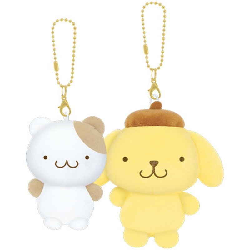 Sanrio | Niko Nui Magnet Mascot Keychain - Pompompurin & Muffin
