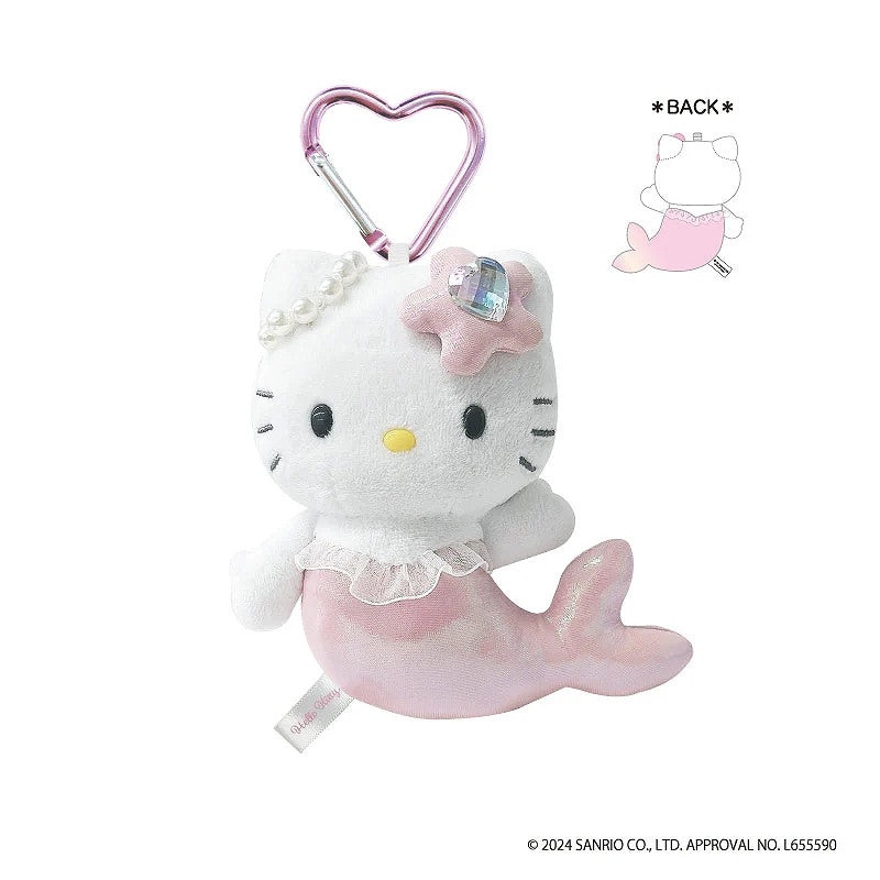 Sanrio | Sanrio Fantasy Series | Hello Kitty Mermaid Pink Mascot Keychain
