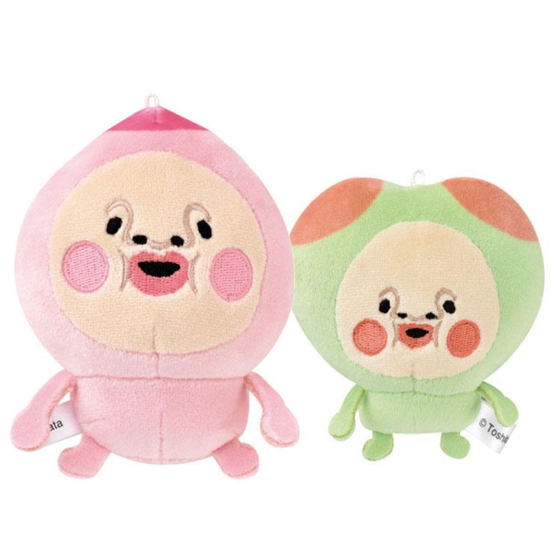 Kobito Zukan | Kobito Zukan Smile Plush Keychain - Hidden Peach & Plum House