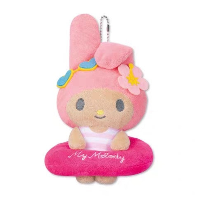 Sanrio Avail | Summer Beach Series Swimming Ring Mascot Charm - Tanned My Melody